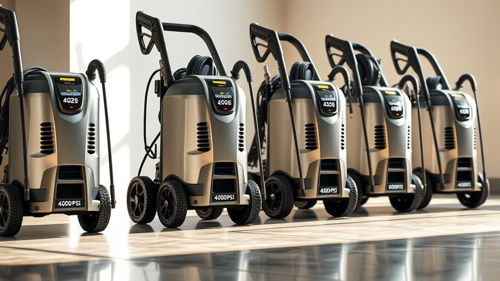top 4000 psi pressure washers