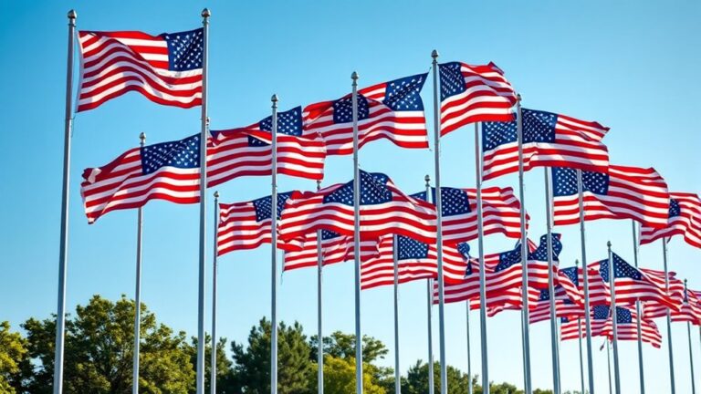top american flag selections