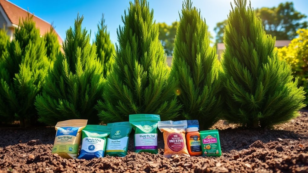 top fertilizers for arborvitae