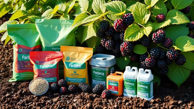 top fertilizers for blackberries