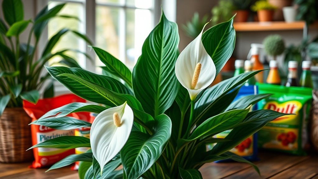 top fertilizers for peace lily