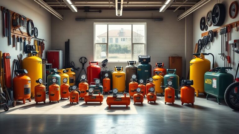 top garage air compressors