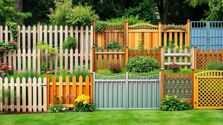 top garden fence options