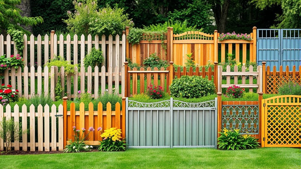 top garden fence options