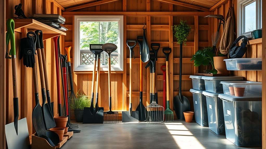 top garden tool storage solutions