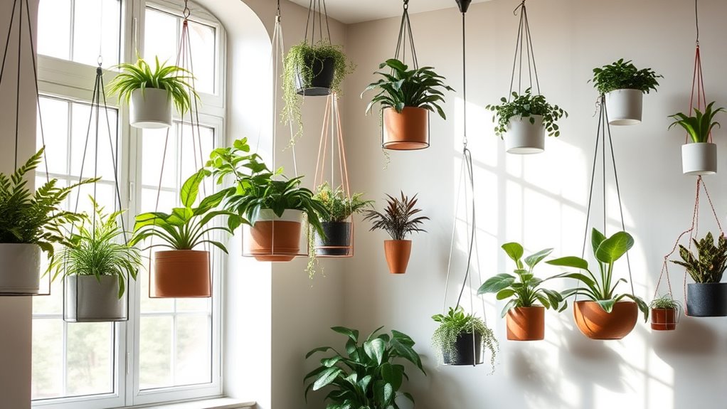 top hanging plant stands