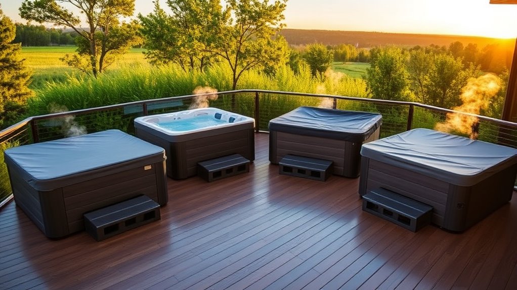 top hot tub cover options