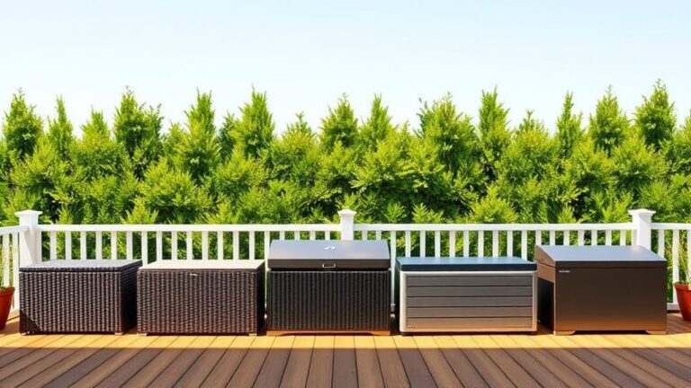 top outdoor deck storage