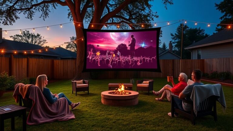 top outdoor movie screen listings