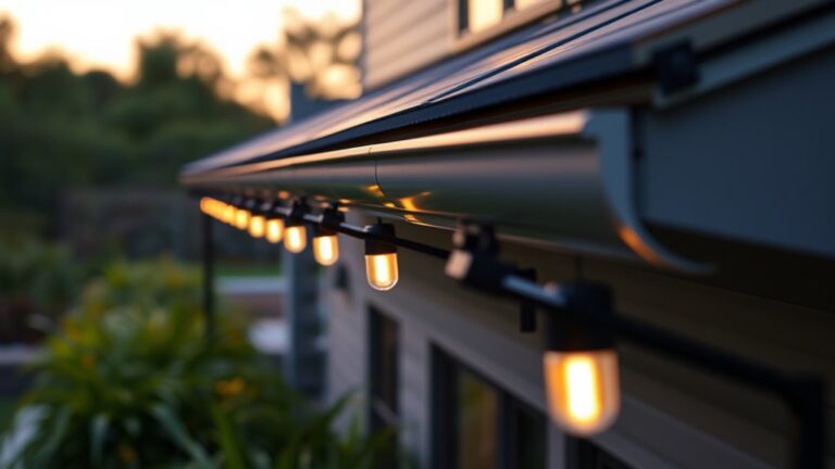 top solar gutter lighting