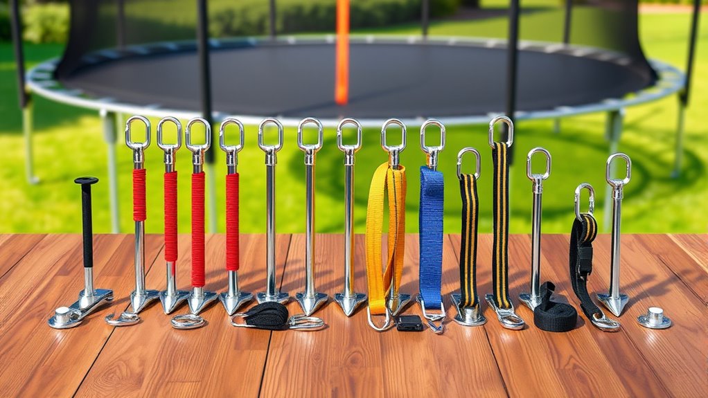 top trampoline anchor kits