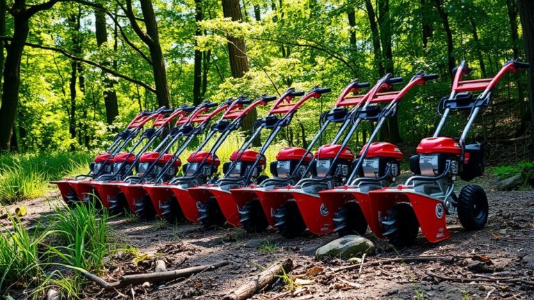 top walk behind brush cutters