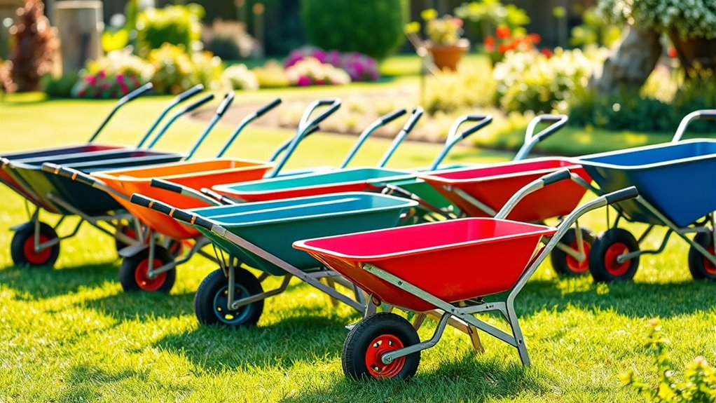 top wheelbarrows for yard work