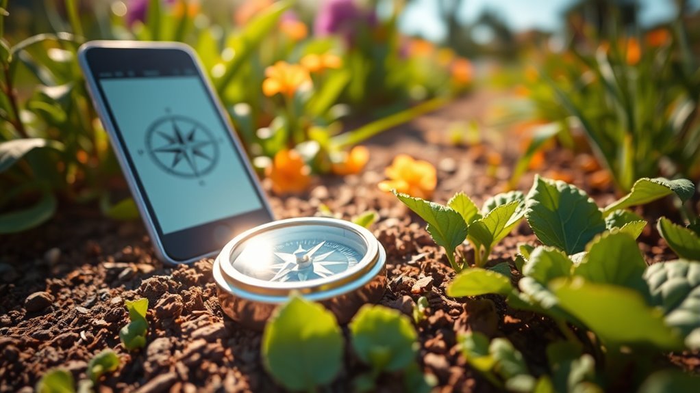 use compass to find direction