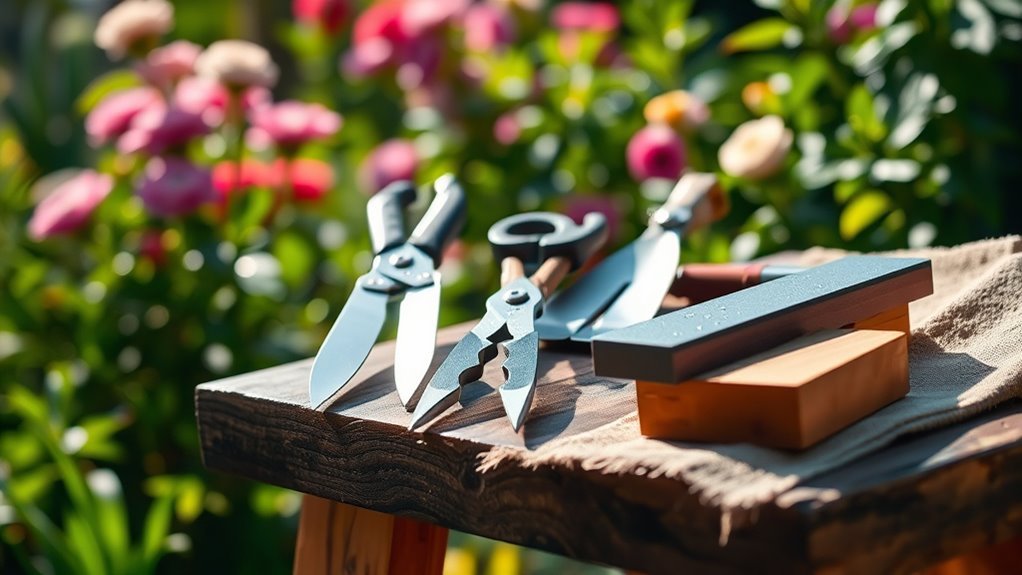 use proper sharpening tools