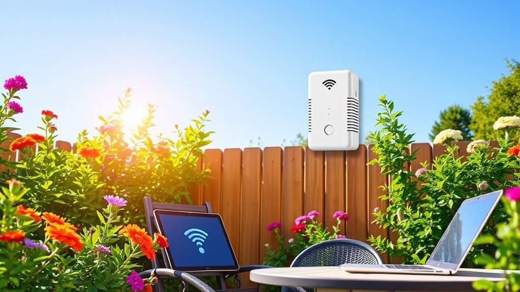 weatherproof outdoor wifi setup