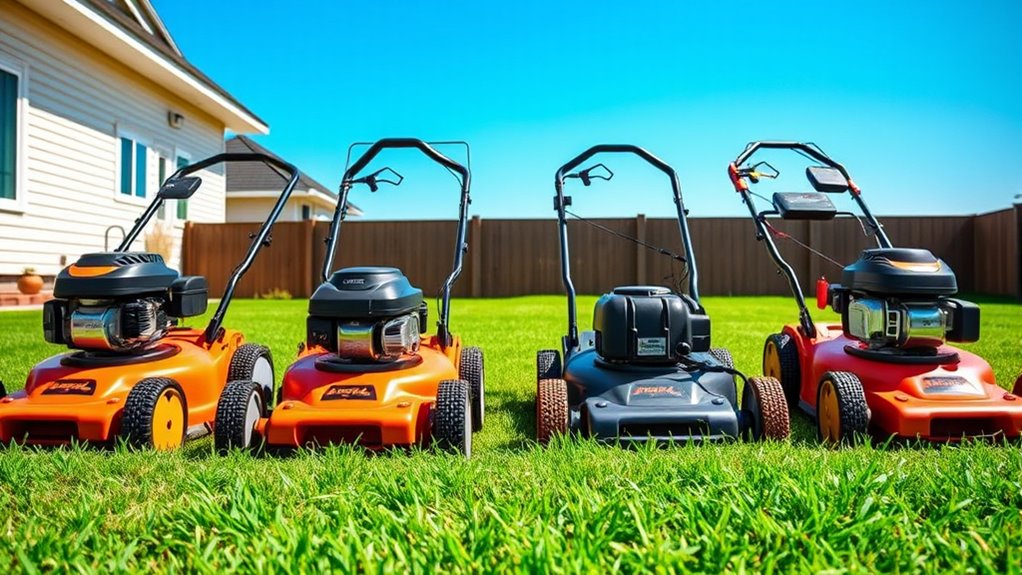 affordable gas lawn mowers