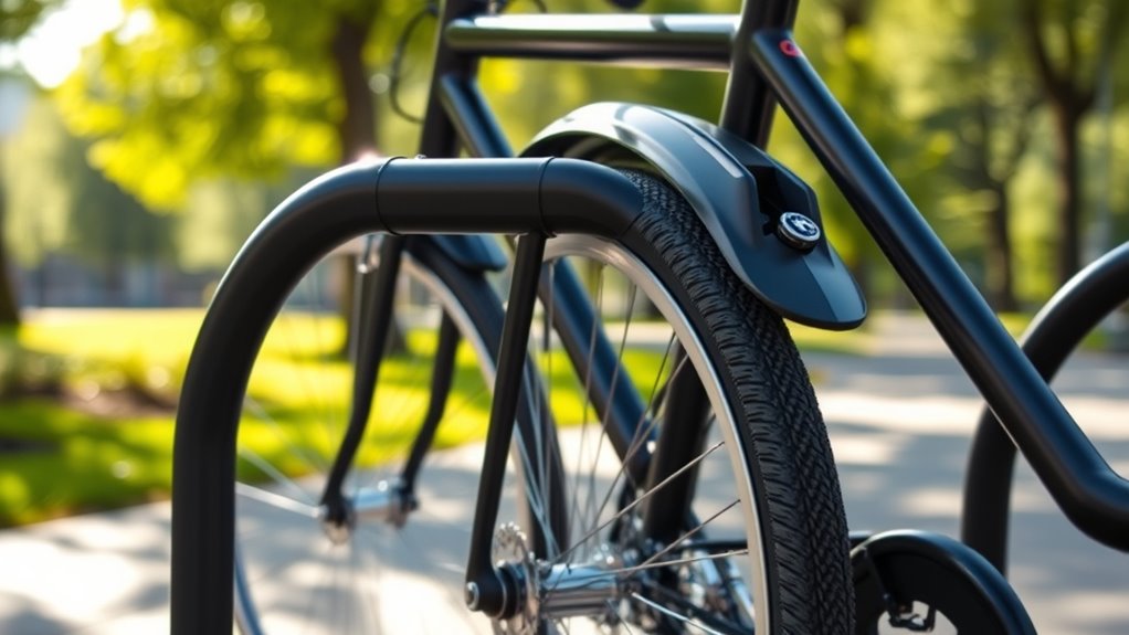 bike racks compatible with fenders