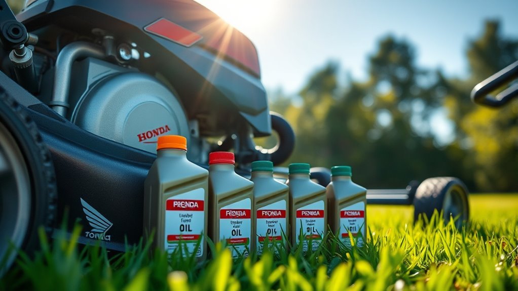 choose appropriate lawn mower oil