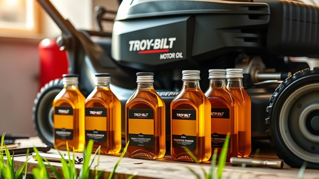 choose appropriate mower oil