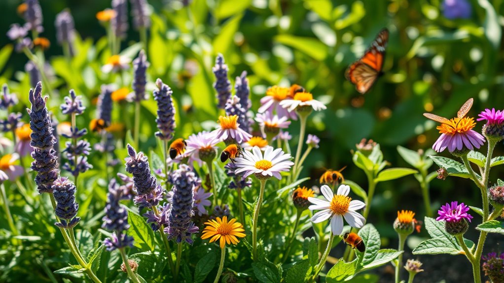 choose herbs for pollinators
