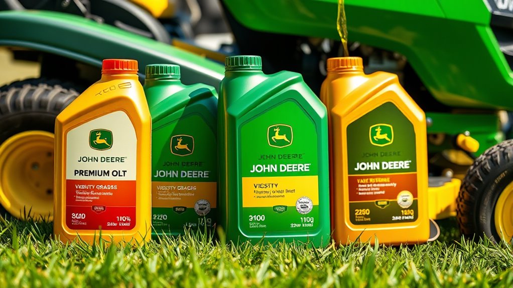 choosing appropriate mower oil