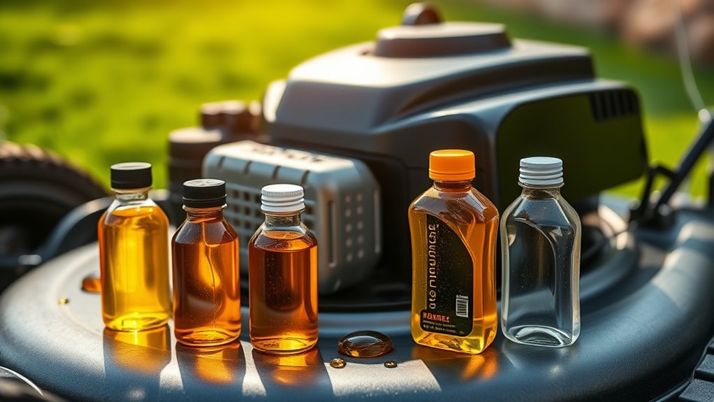 choosing the right mower oil