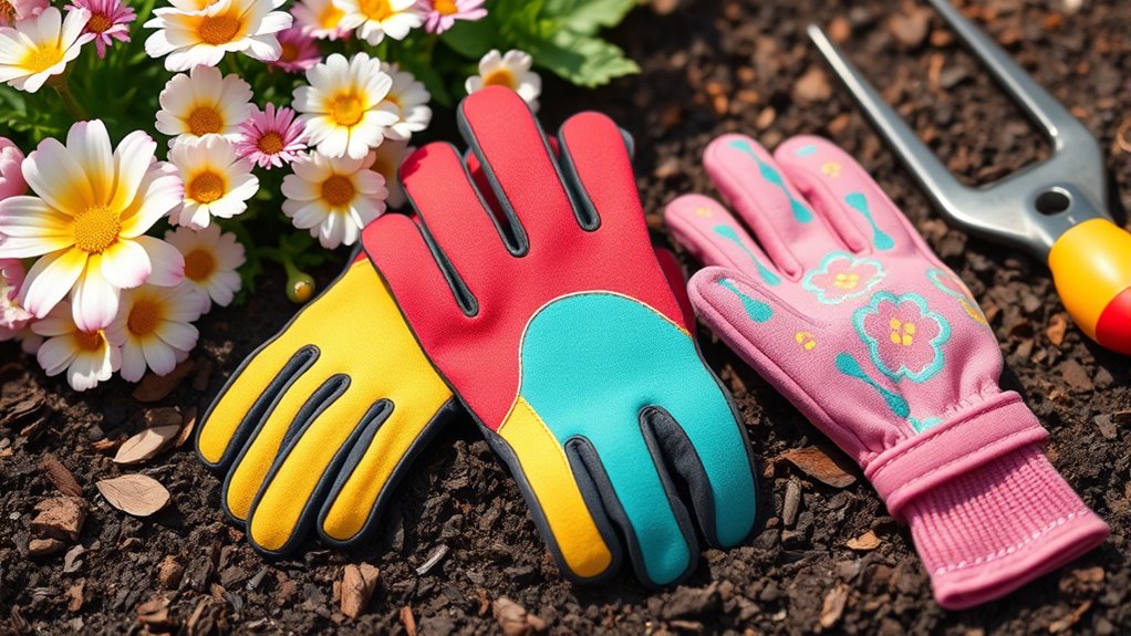comfortable durable gardening gloves