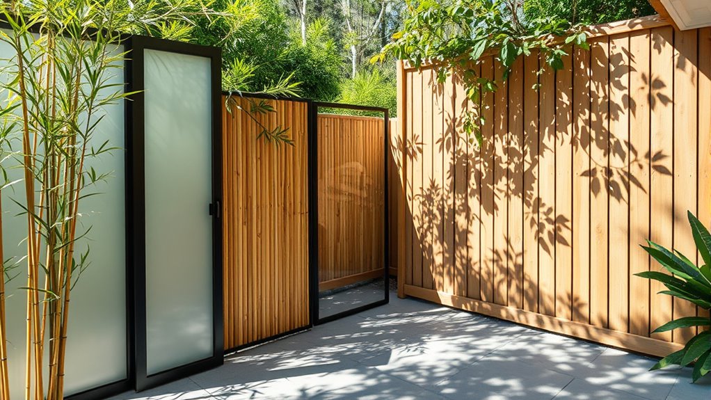 durable weather resistant privacy barriers