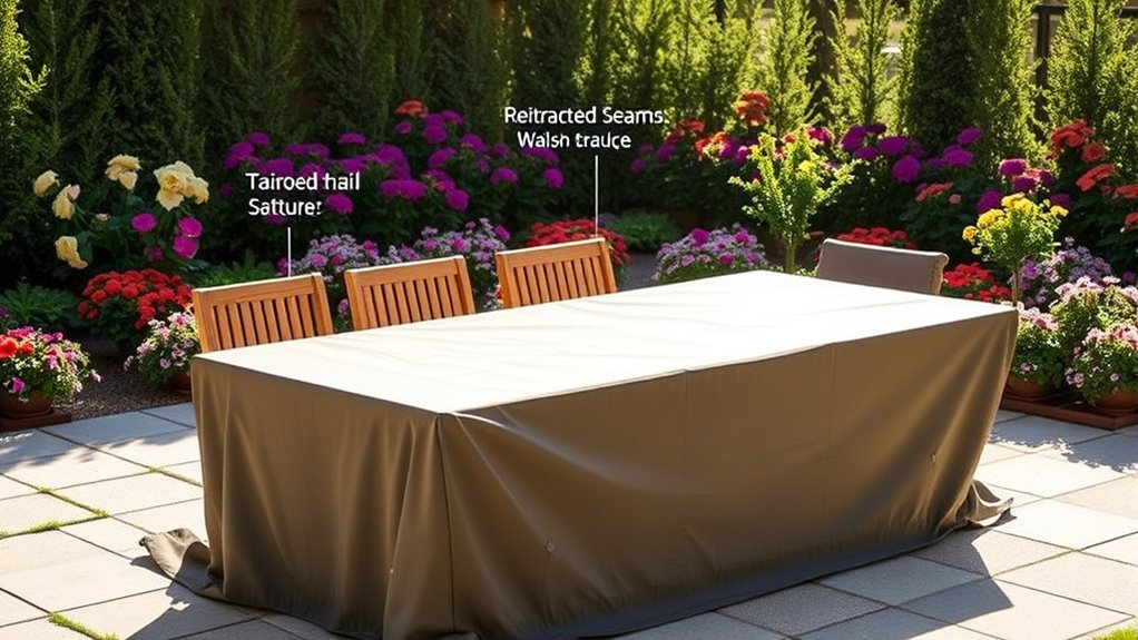 durable weatherproof furniture cover