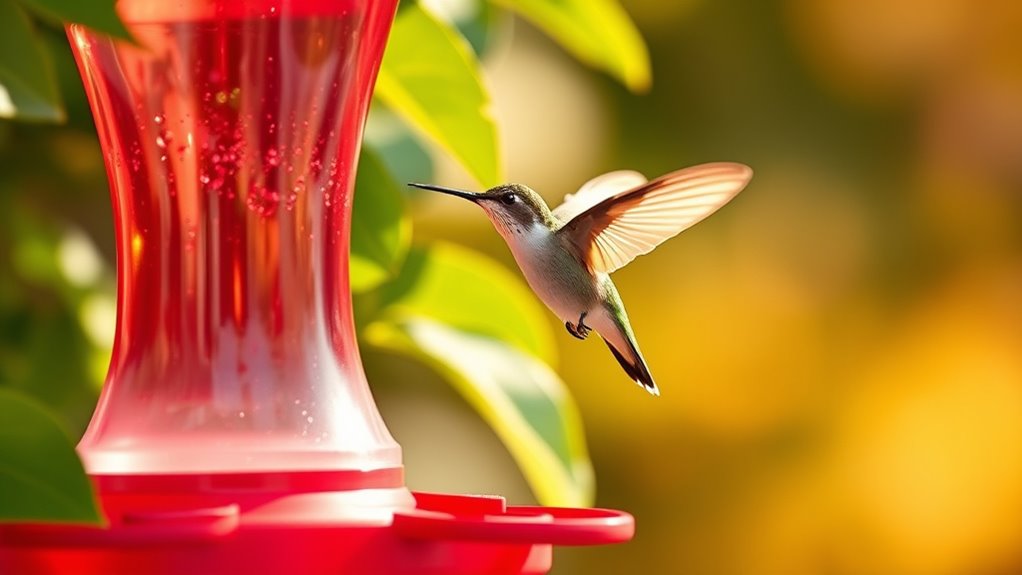 hot weather hummingbird feeder