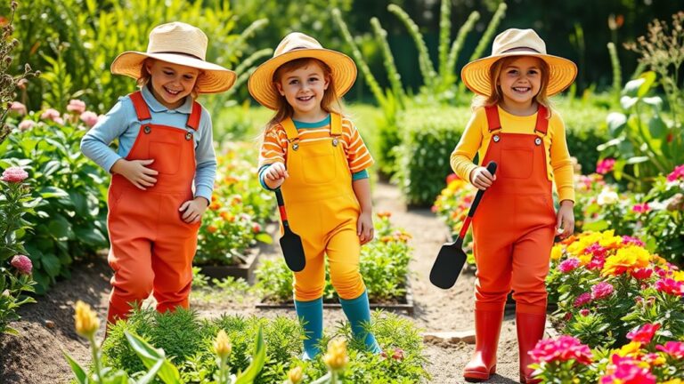 kids durable gardening clothes