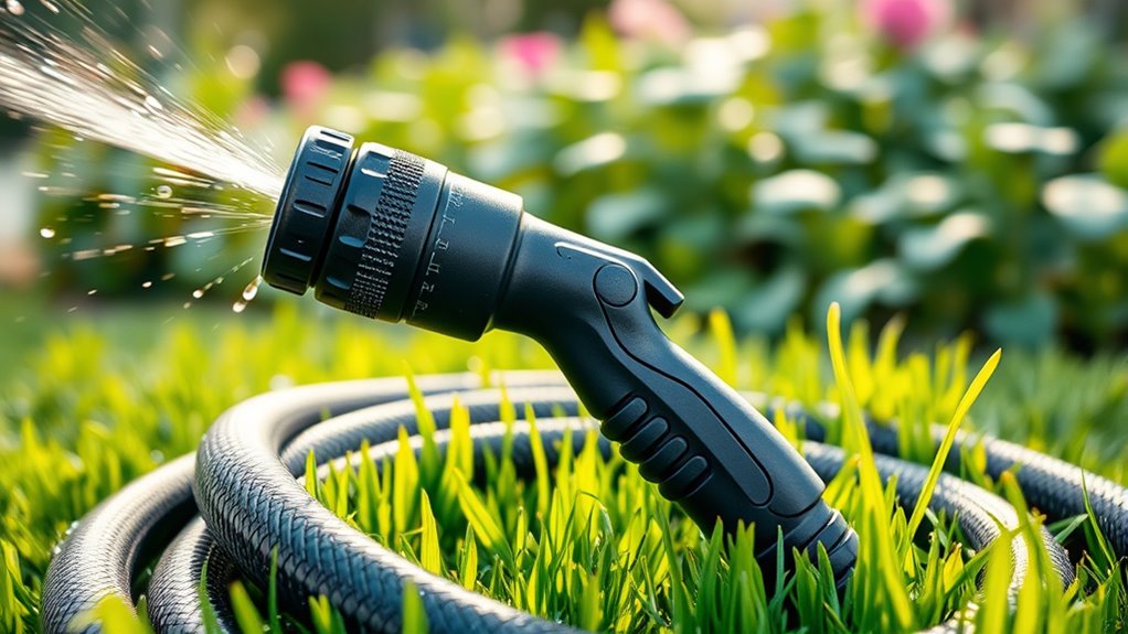 low pressure spray features