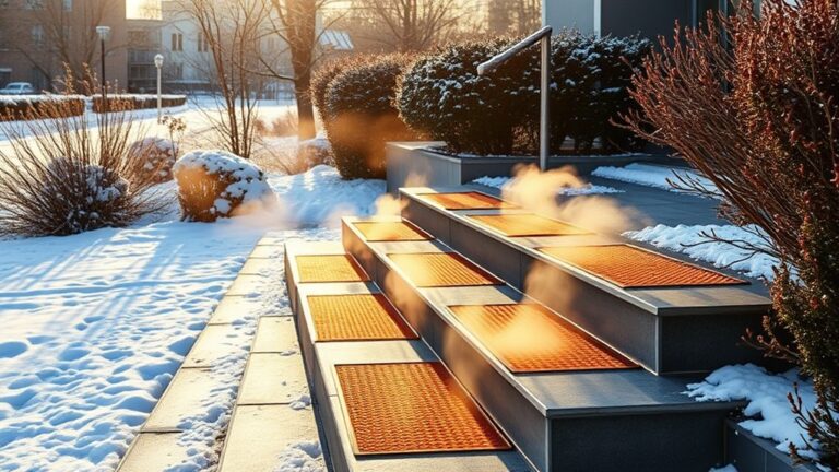 outdoor heated step mats