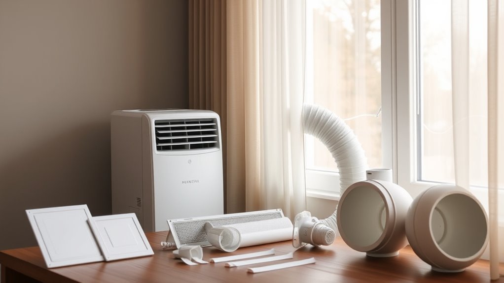 proper portable ac venting