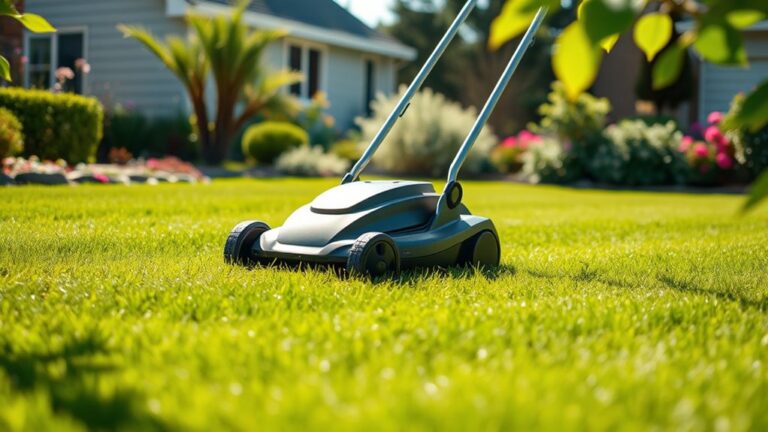 quiet efficient lawn mowers