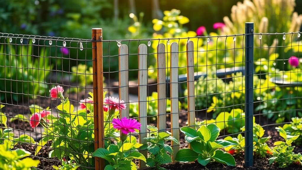 rabbit proof garden fencing