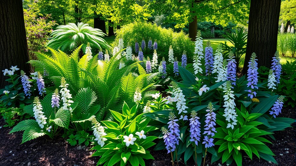 shade garden plant considerations