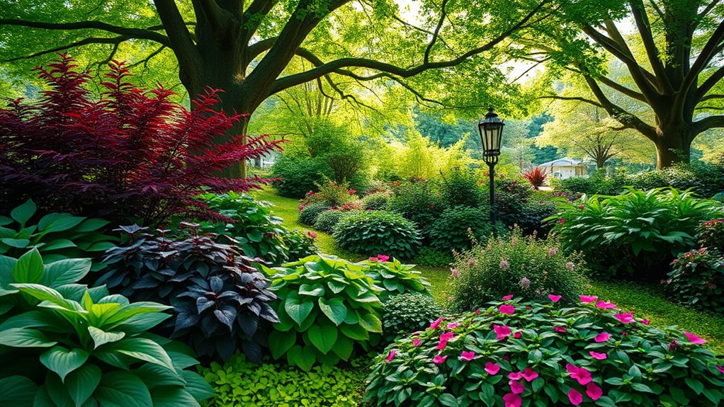 shade garden plant options