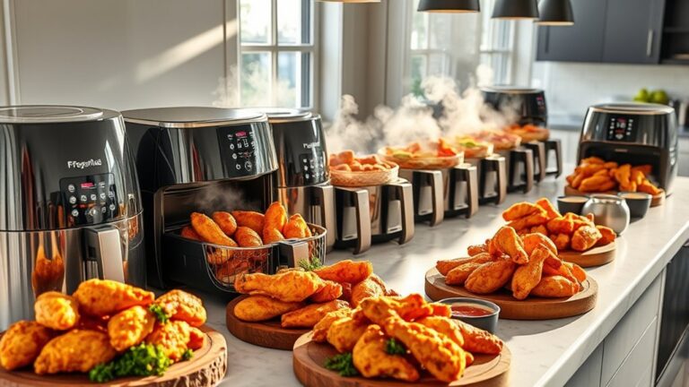 top air fryers for crispy wings