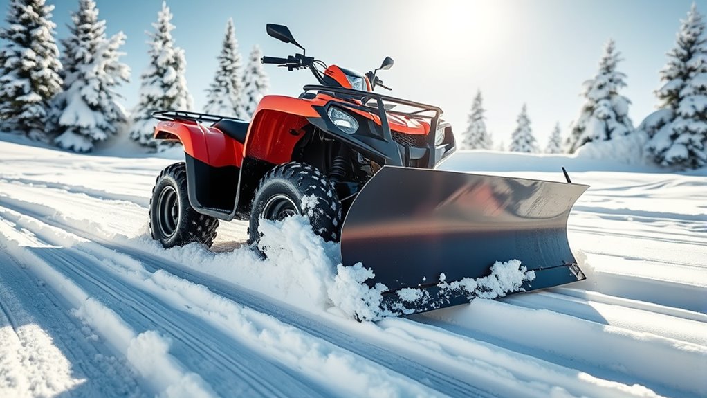 top atv snow plows