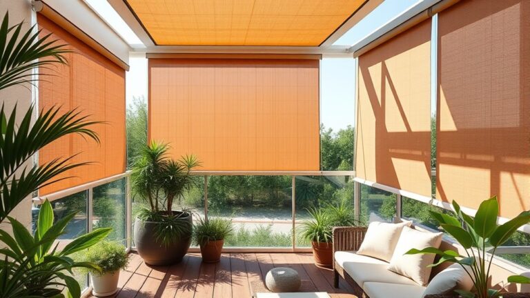 top balcony folding shade picks