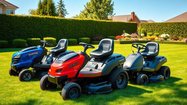 top battery lawn mowers