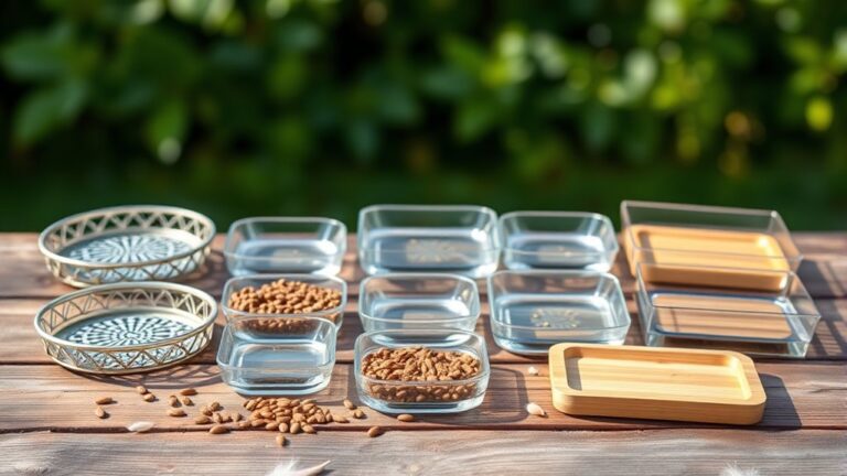 top bird feeder catch trays