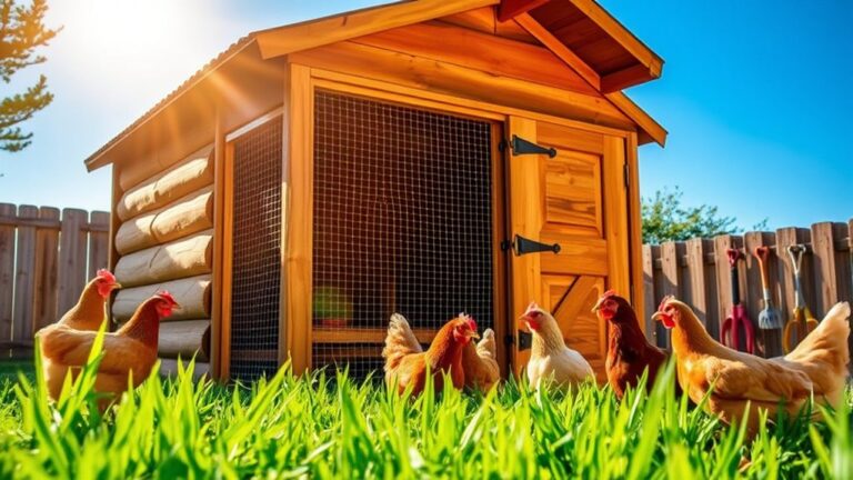 top chicken coop lighting