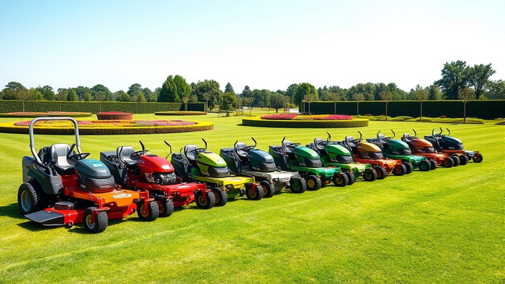top commercial lawn mowers