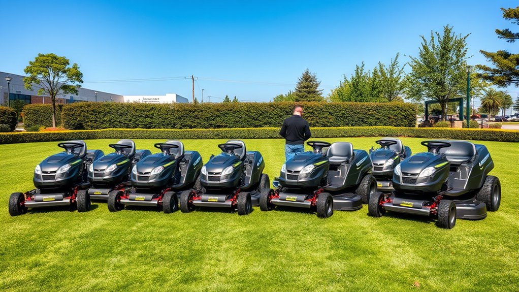 top commercial lawn mowers