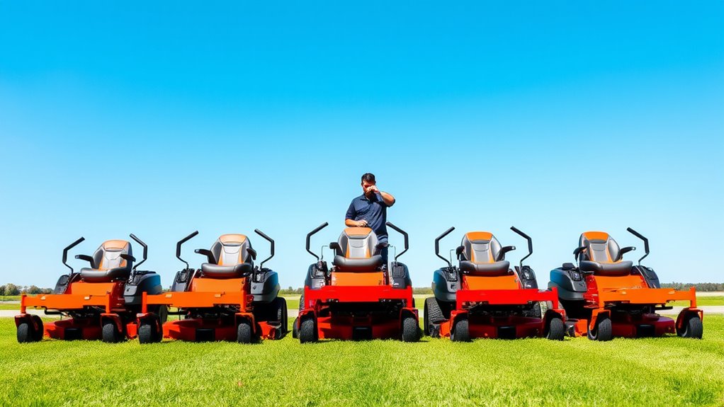 top commercial zero turn mowers
