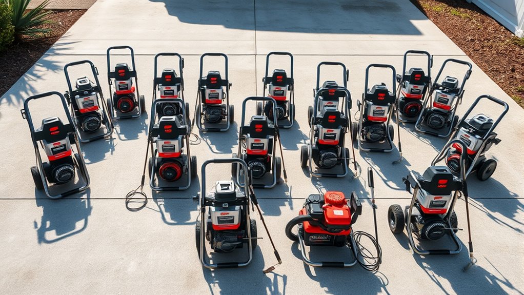 top concrete driveway pressure washers
