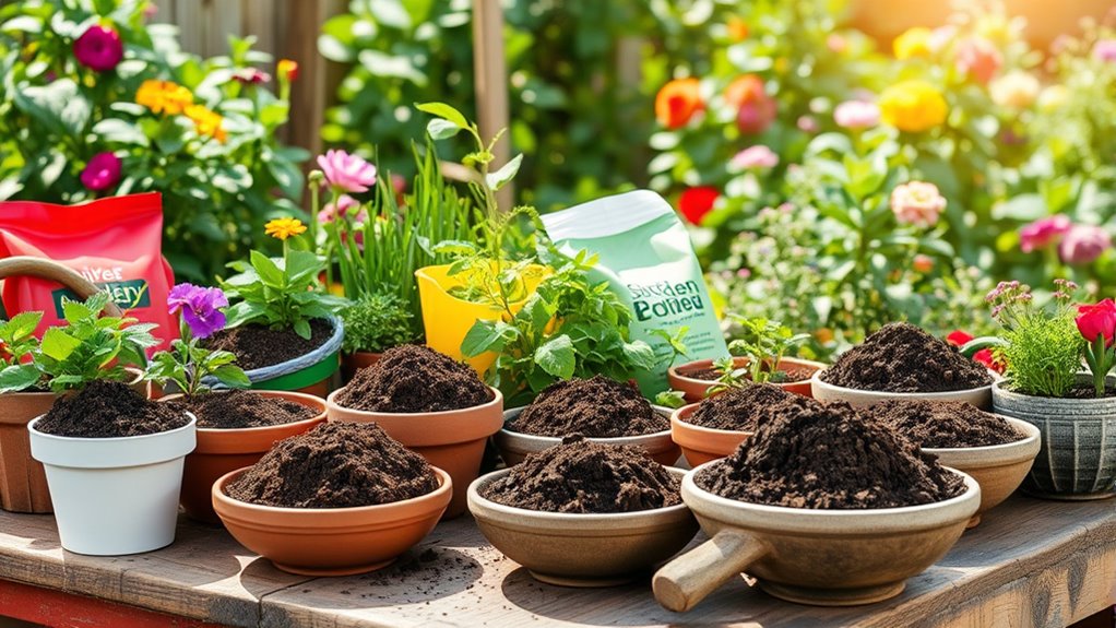 top container soil recommendations